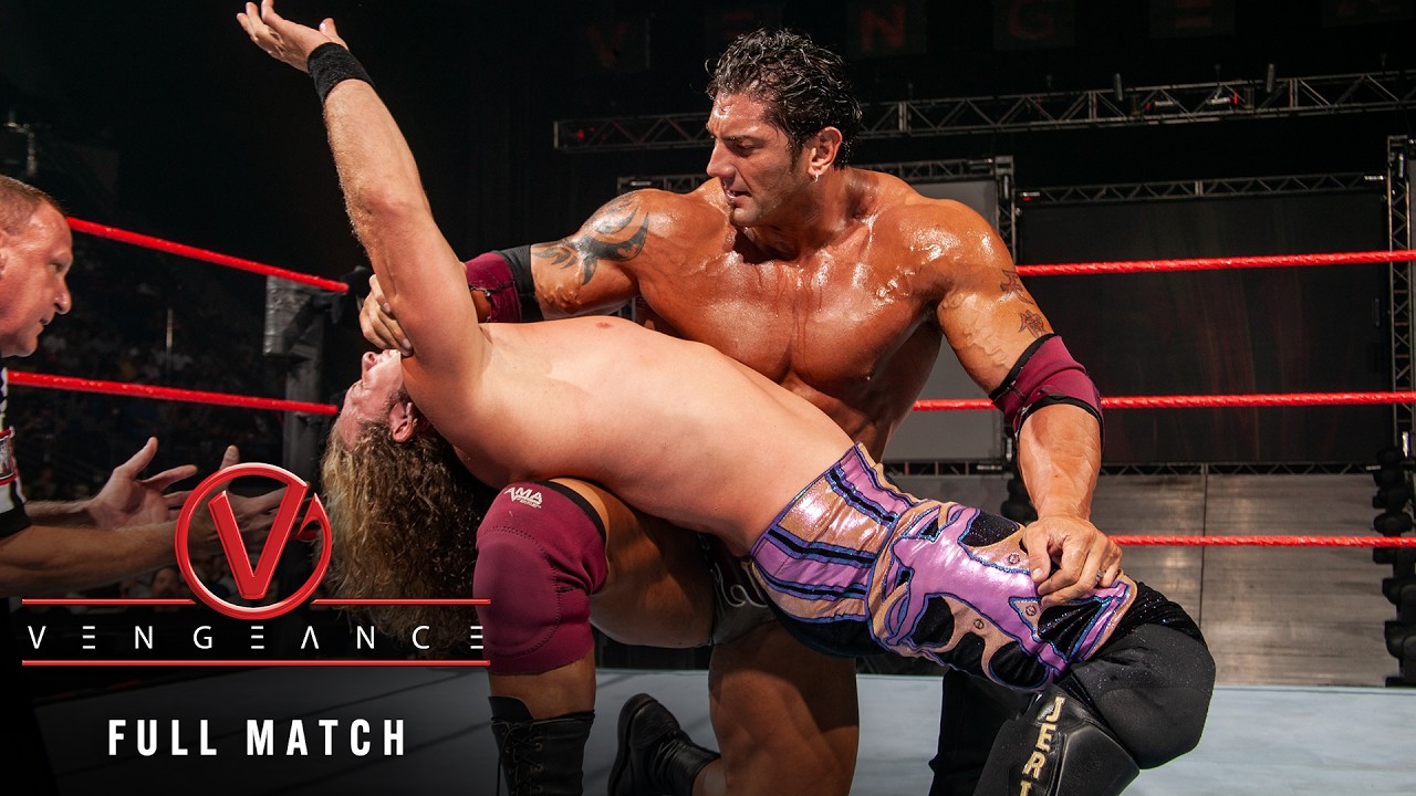 FULL MATCH: Chris Jericho vs. Batista: Vengeance 2004 background