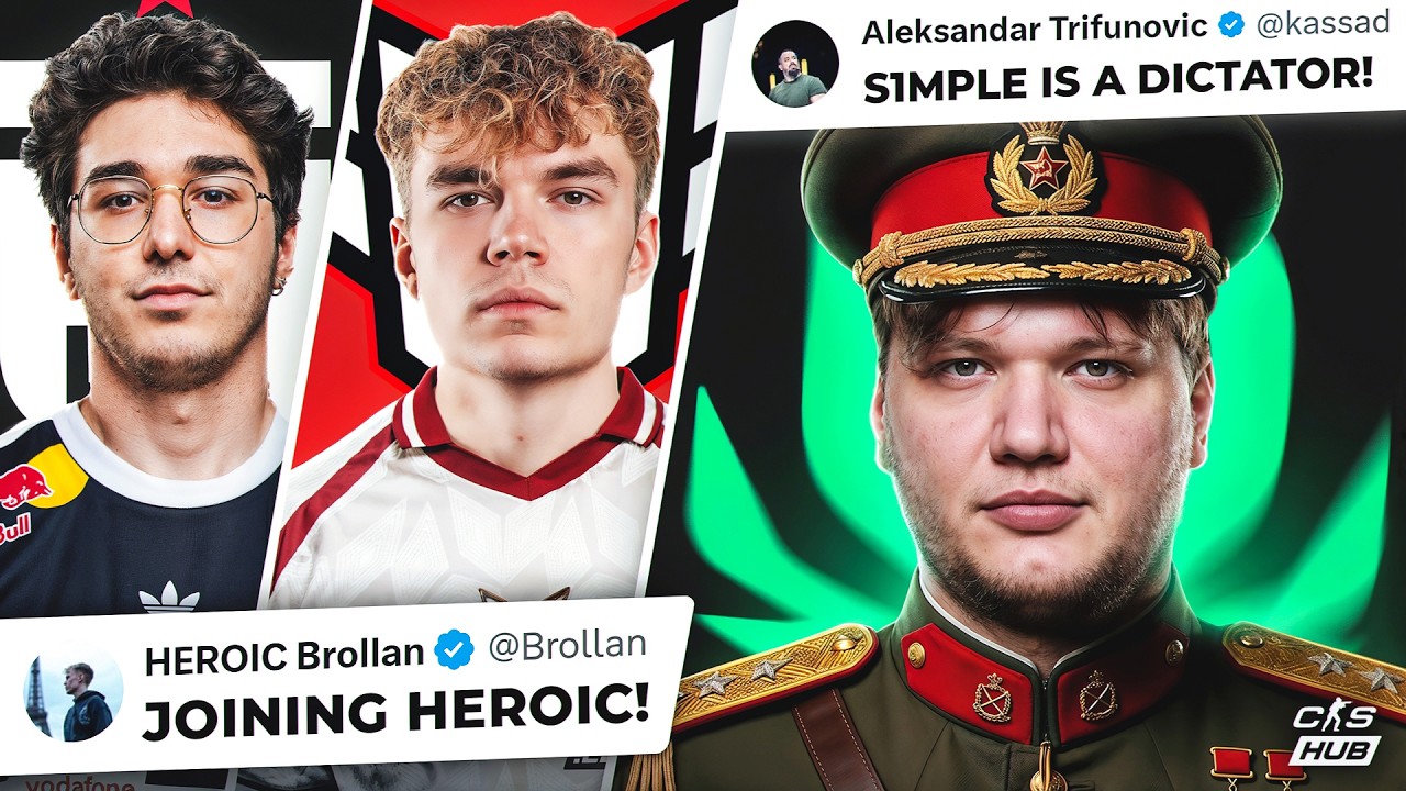 HEROIC SIGN BROLLAN! IS S1MPLE A DICTATOR? BAD LANGUAGE IS BANNED AT ESL EVENTS! CS NEWS background