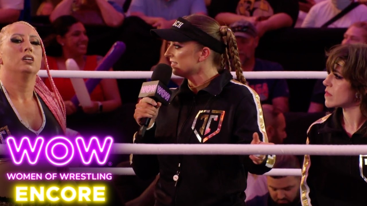 CAN SHE DELIVER? Coach Campanelli’s High-Stakes Trial | WOW - Women Of Wrestling background