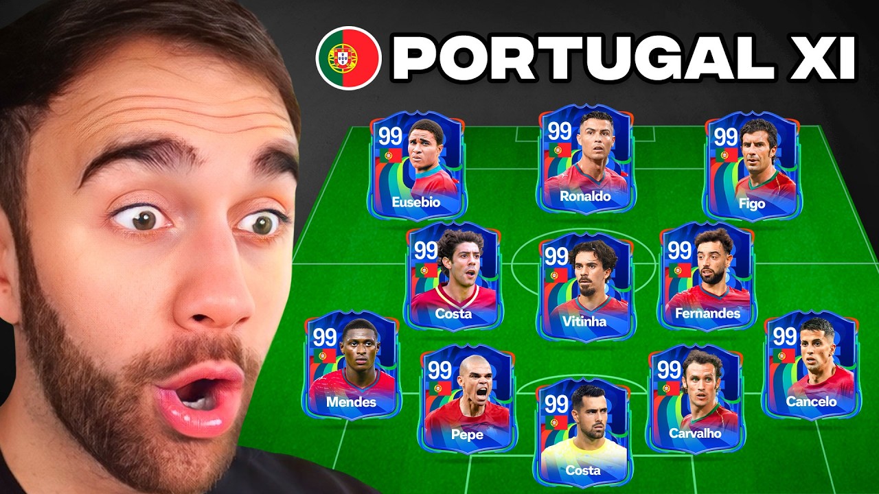 Best Ever Portugal XI background