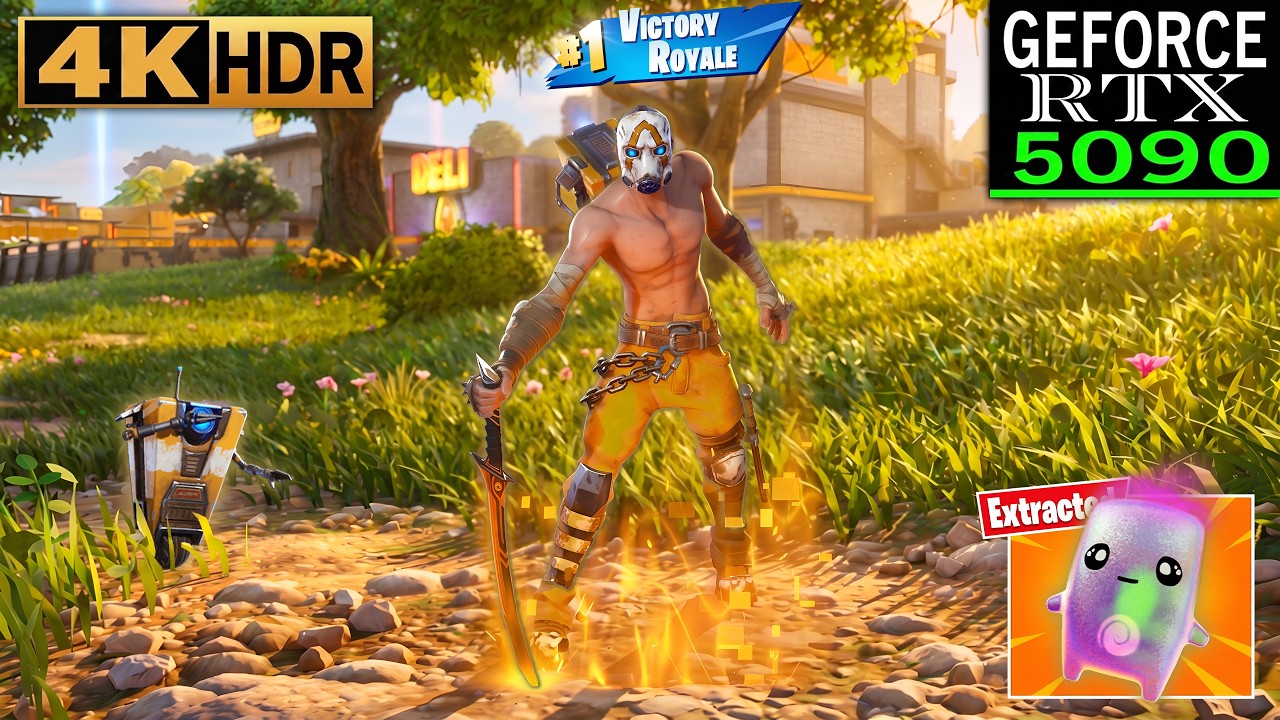 Fortnite (RTX 5090) Zero Build 4K Gameplay | Psycho Bandit Skin - Chapter 7 Season 3 background