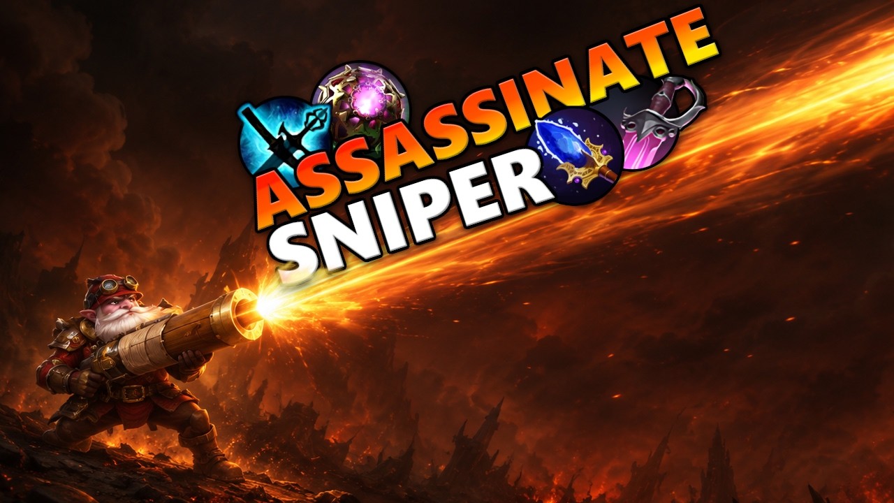 Magic Sniper ist richtig fair :D | Dota 2 Sniper Gameplay, deutsch background