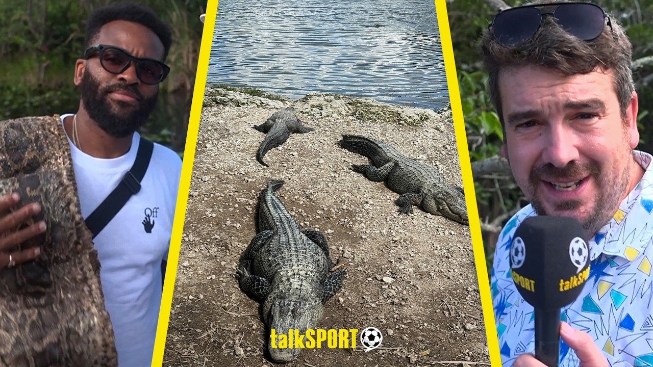 Alex Crook & Darren Bent TOUR the Famous Florida Everglades! background
