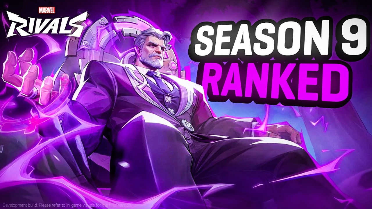 🔴Season 9 Placement Matches! Tank Main | Marvel Rivals - LIVE background