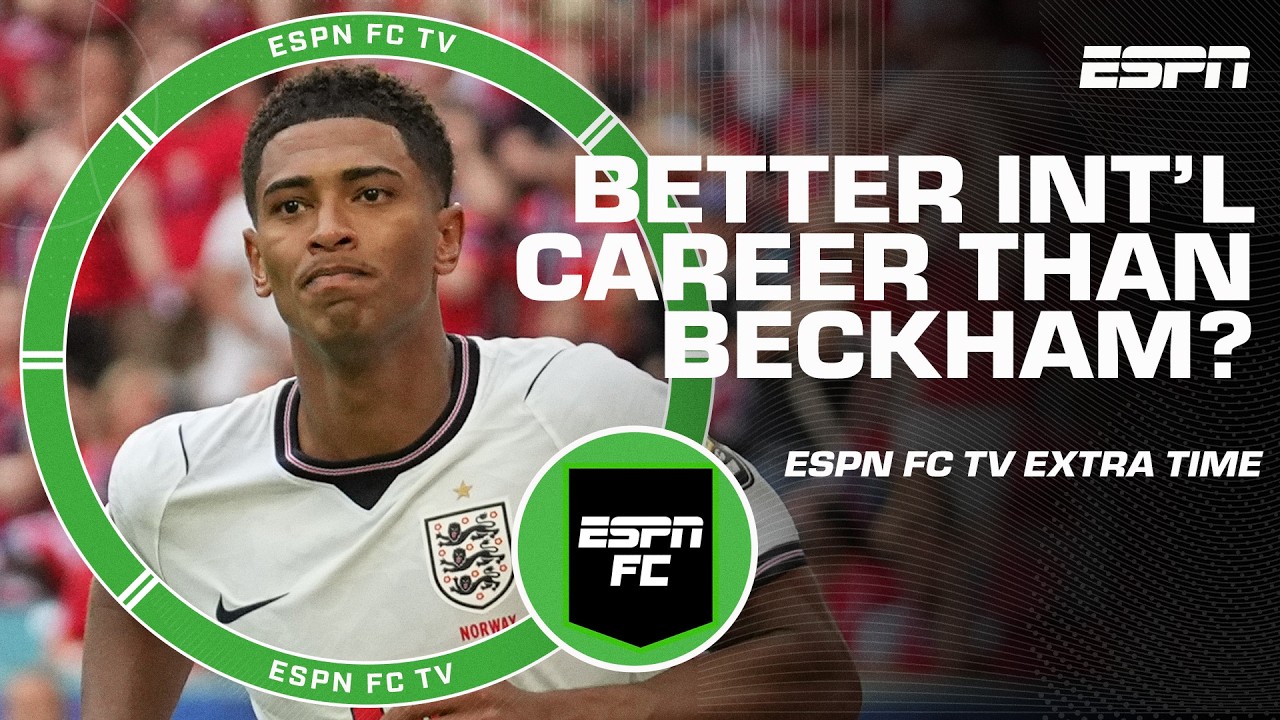 Does Jude Bellingham have a better international career than David Beckham? | ESPN FC Extra Time background