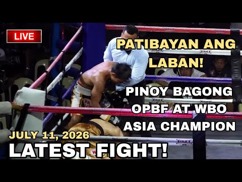 LATEST FIGHT! July 11, 2026 l PINOY bagong OPBF and WBO Asia Pacific champion background