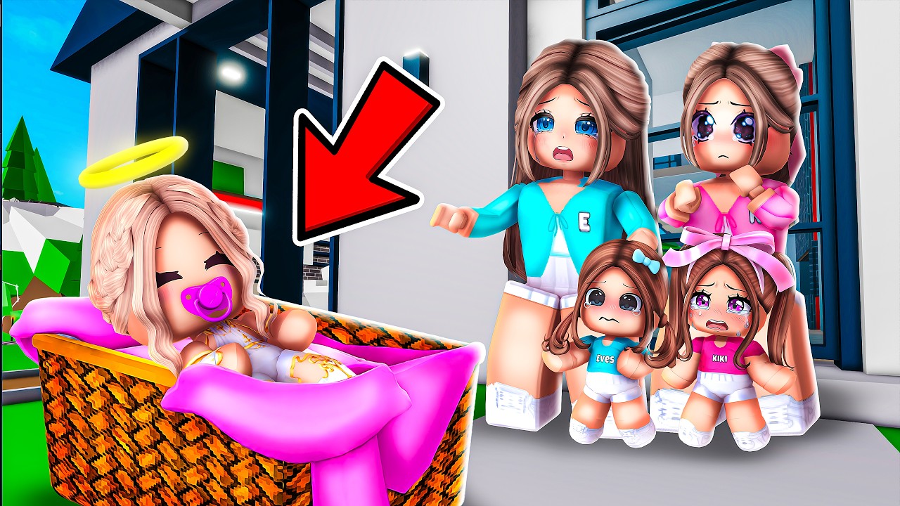 We Found A LOST BABY ANGEL In Roblox Brookhaven! background