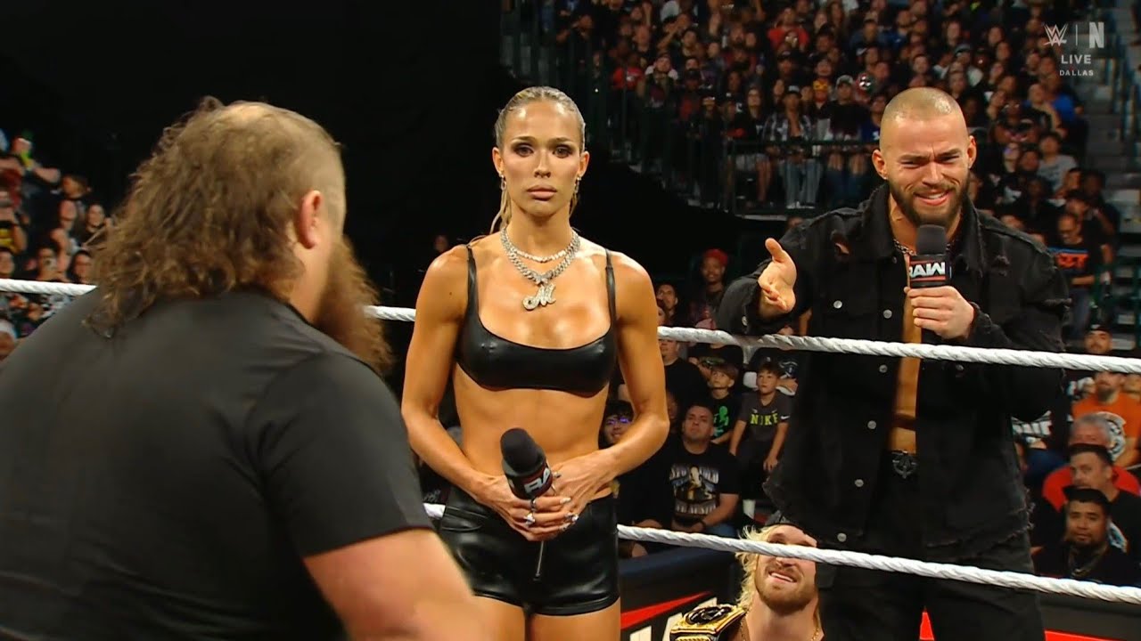 Maxxine Dupri, Tozawa, Otis & Austin Theory Segment: Raw July 13 2026 background