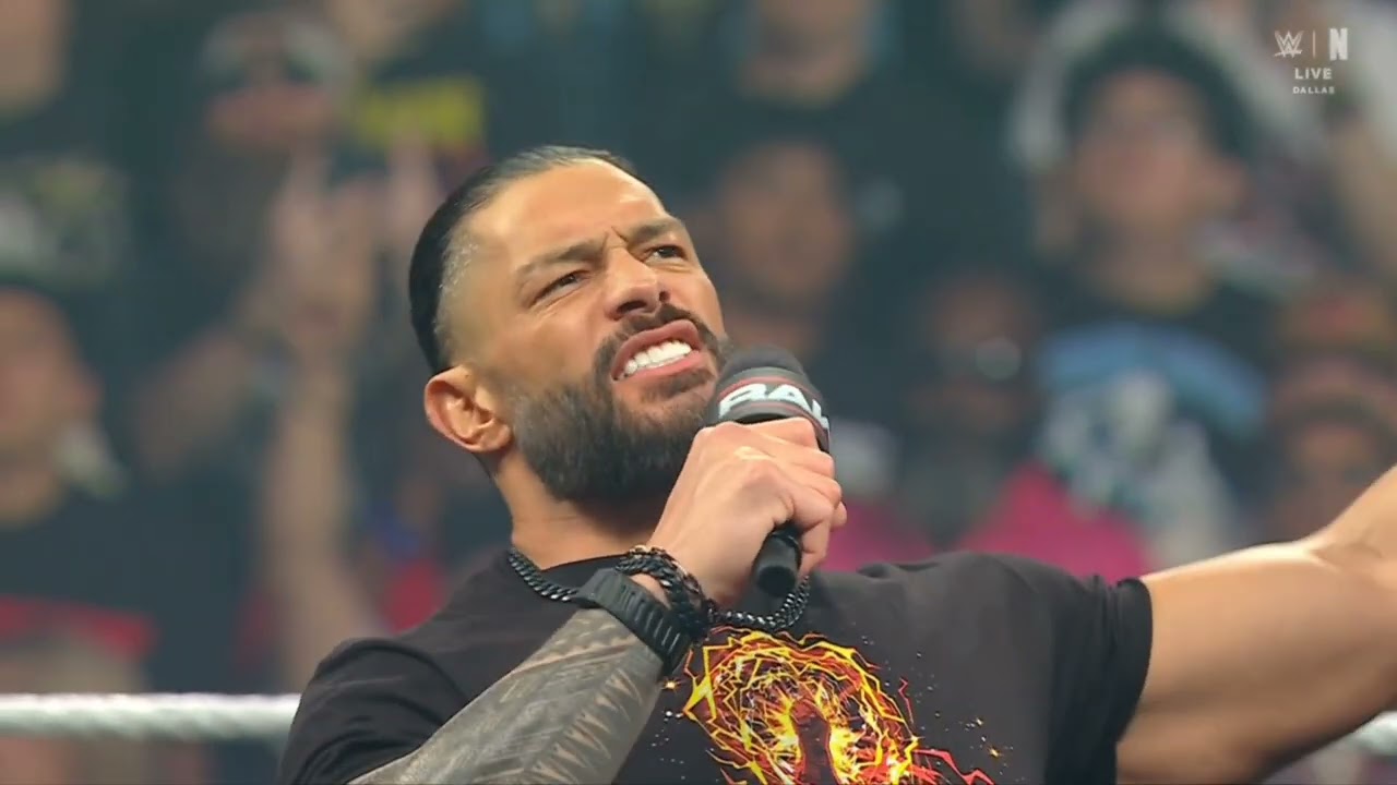 WWE RAW ROMAN REIGNS ENTRANCE 07/13/26 background