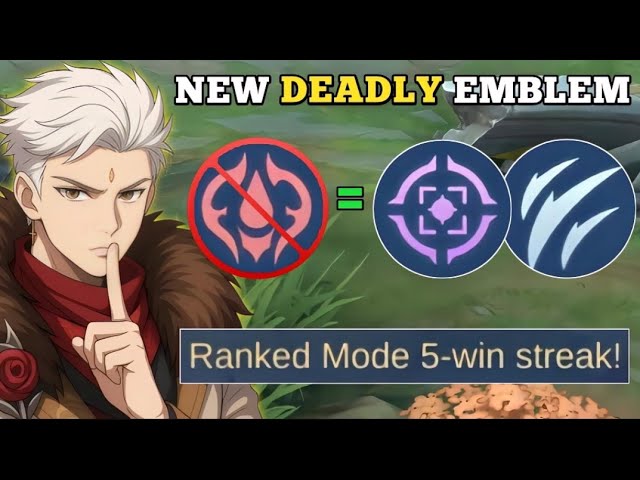 STOP USING FESTIVAL OF BLOOD! THIS NEW EMBLEM SET WILL MAKE YOU WIN STREAK! - MLBB background