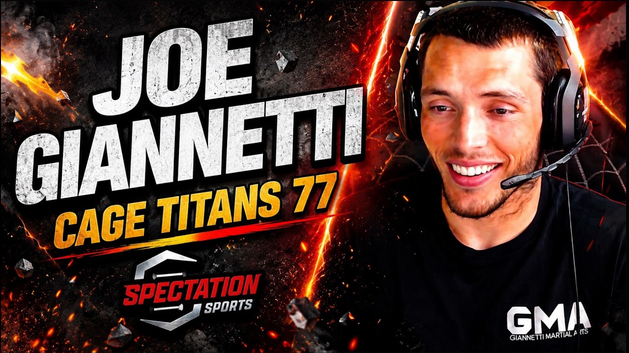 Joe Giannetti expects a “dominant” performance against John Simon at Cage Titans 77 background
