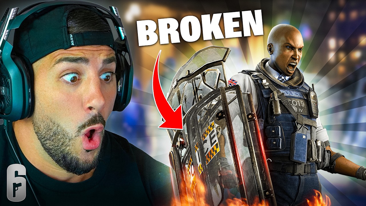 THE RIOT SHIELD IS ACTUALLY BROKEN IN RAINBOW SIX SIEGE background