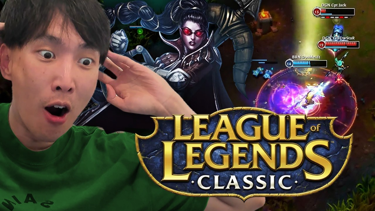 I PLAYED LEAGUE CLASSIC FOR THE FIRST TIME! background