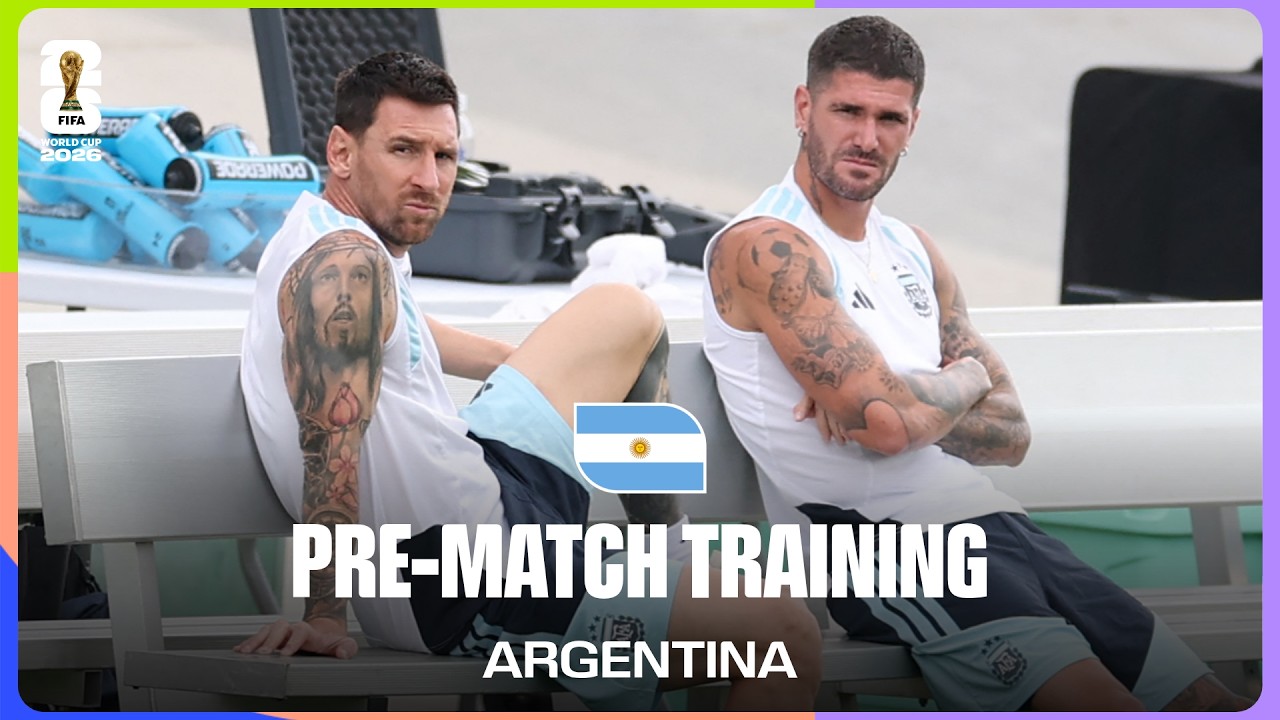 Argentina Train Before England | FIFA World Cup 2026™ background