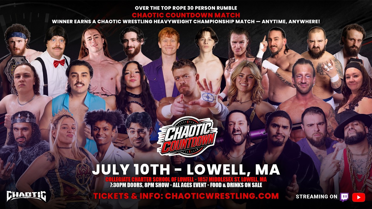 Chaotic Wrestling - Chaotic Countdown 2026 (Full Show Remastered) background