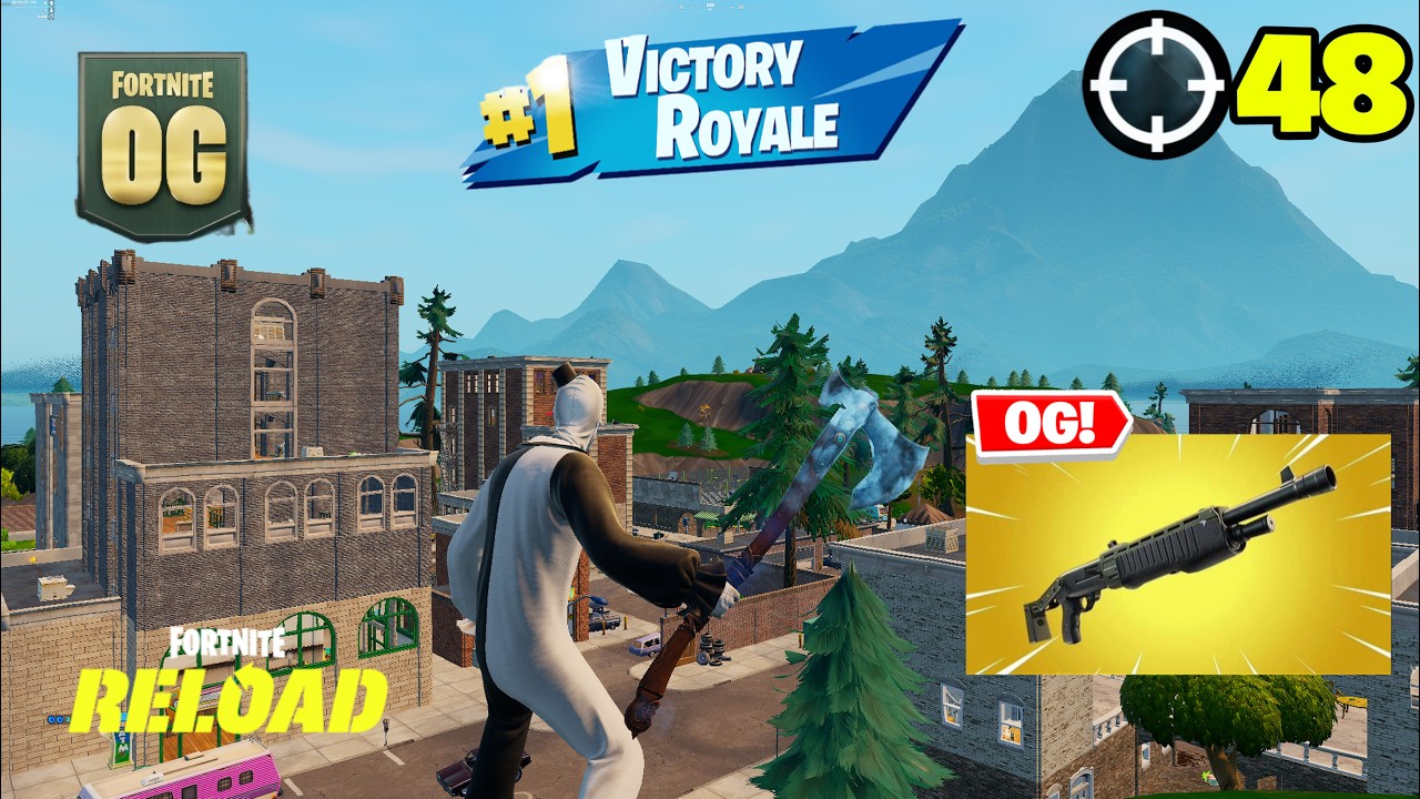 48 Elimination Duos "RELOAD” Gameplay Wins (Fortnite Chapter 7 PS5 Controller) background