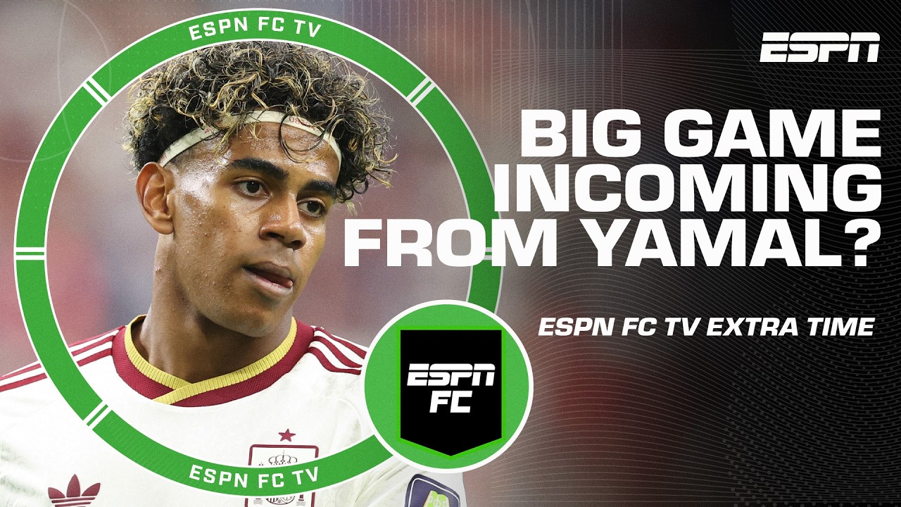 Will Lamine Yamal show up for Spain in the World Cup Final? | ESPN FC Extra Time background