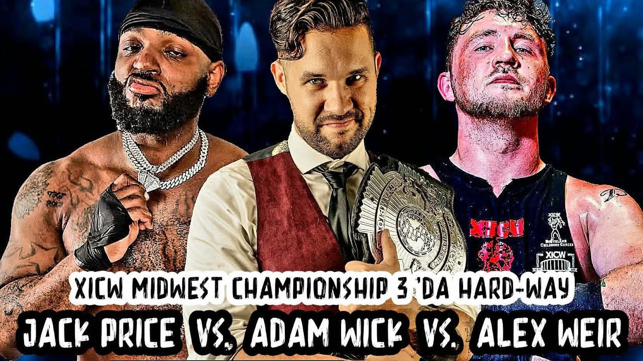 Midwest Title 3 'Da Hard Way: JACK PRICE vs. ADAM WICK vs. ALEX WEIR (Beyond Belief 2026) background