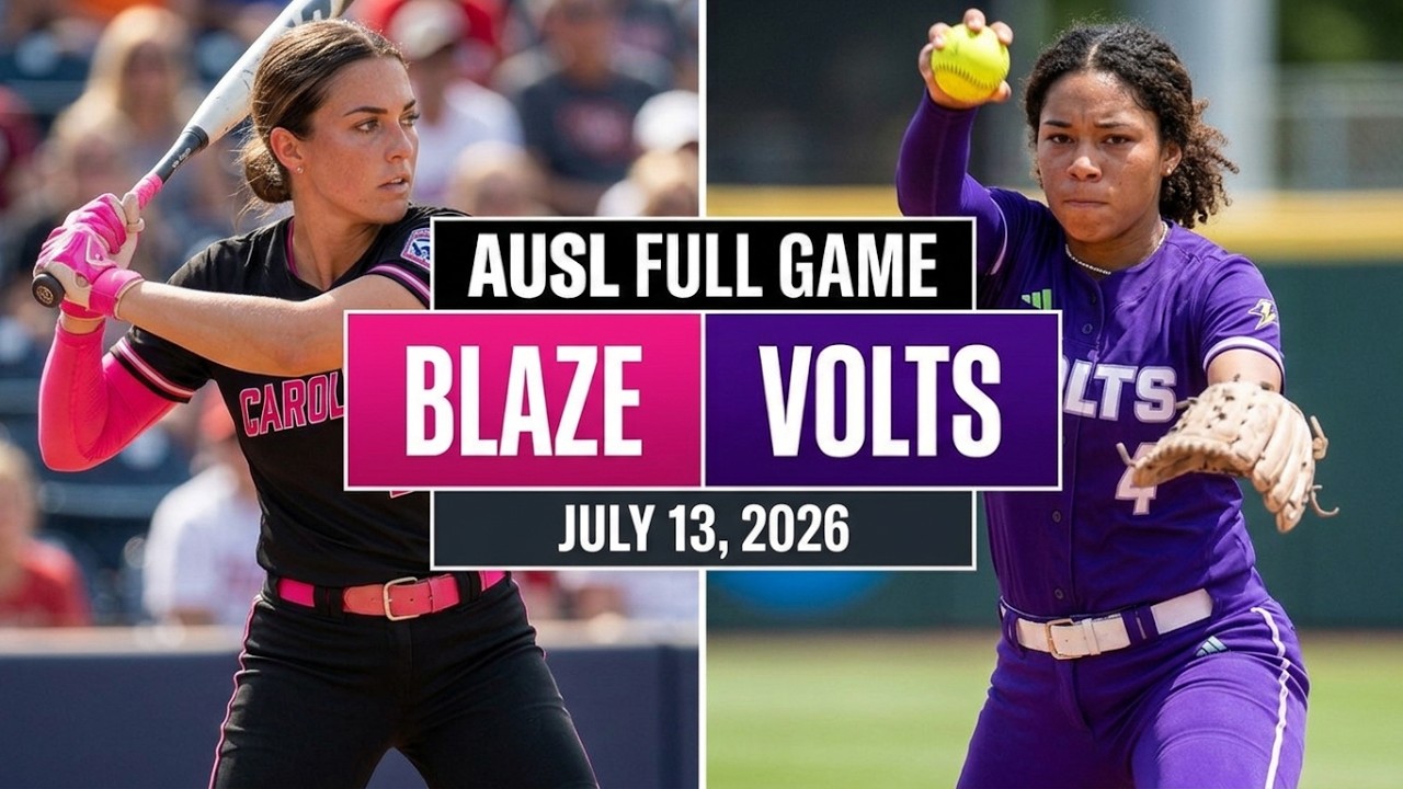 Blaze vs Volts | 7-13-2026 | AUSL Full Game background