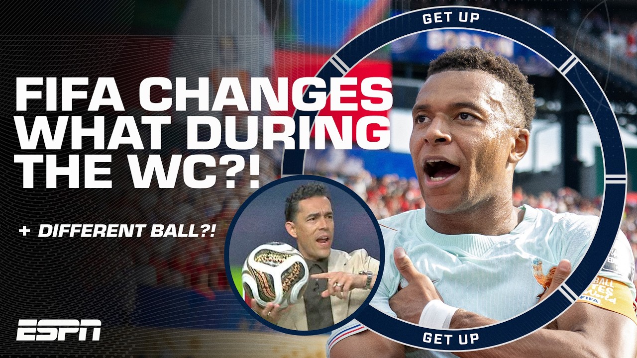 FIFA changes the World Cup ball design ahead of the Semifinals?! ЁЯдп | Get Up background