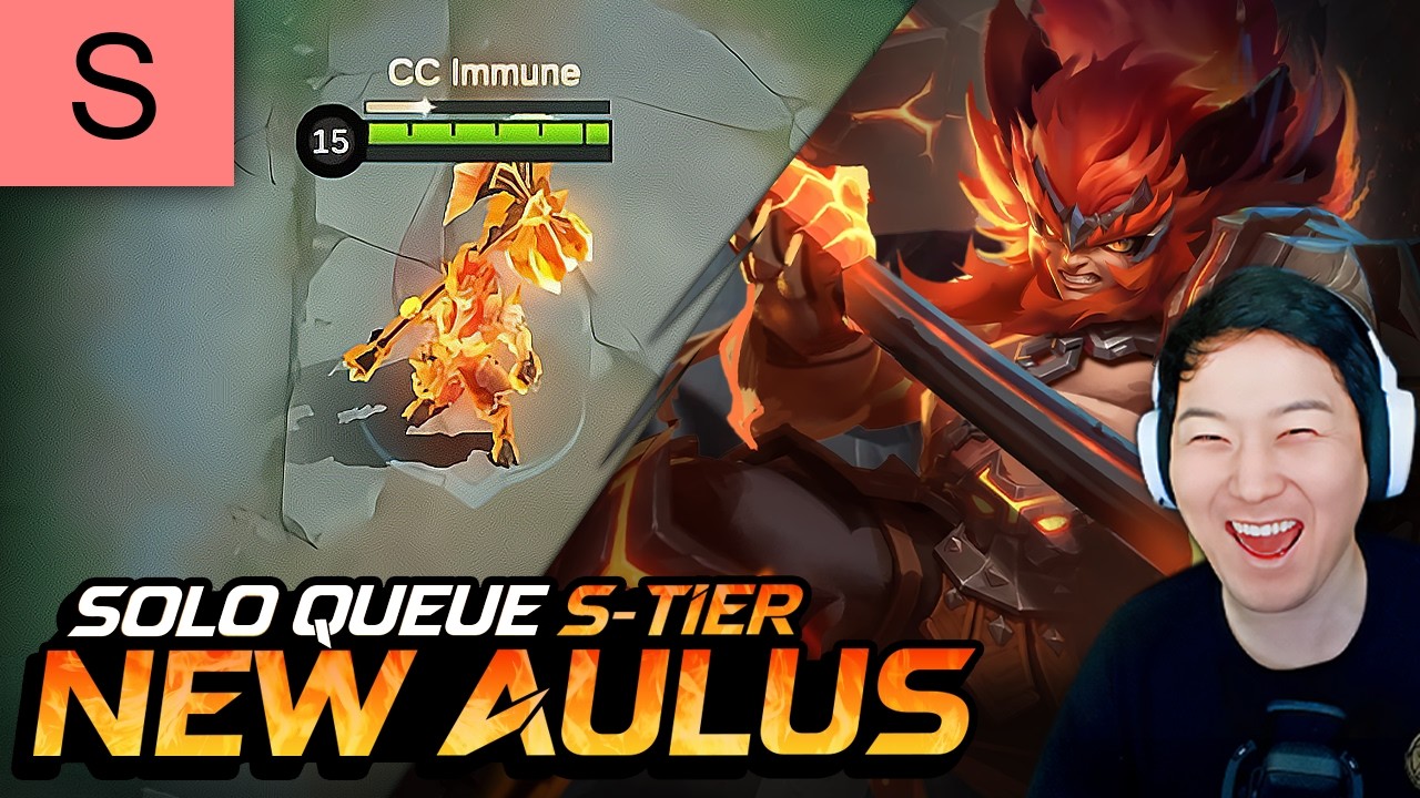 Abused the NEW Aulus in Solo que | Mobile Legends background