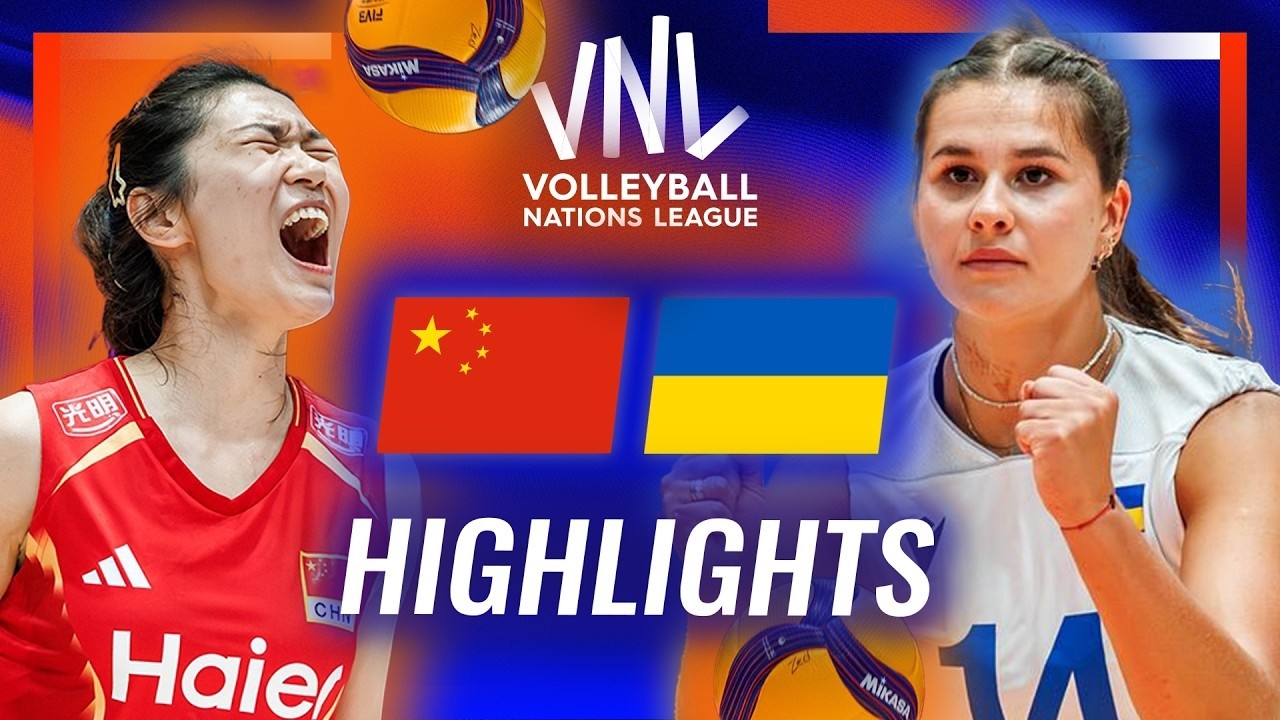 China ЁЯЗиЁЯЗ│ vs. Ukraine ЁЯЗ║ЁЯЗж - Highlights | Week 3 | Women's VNL 2026 background