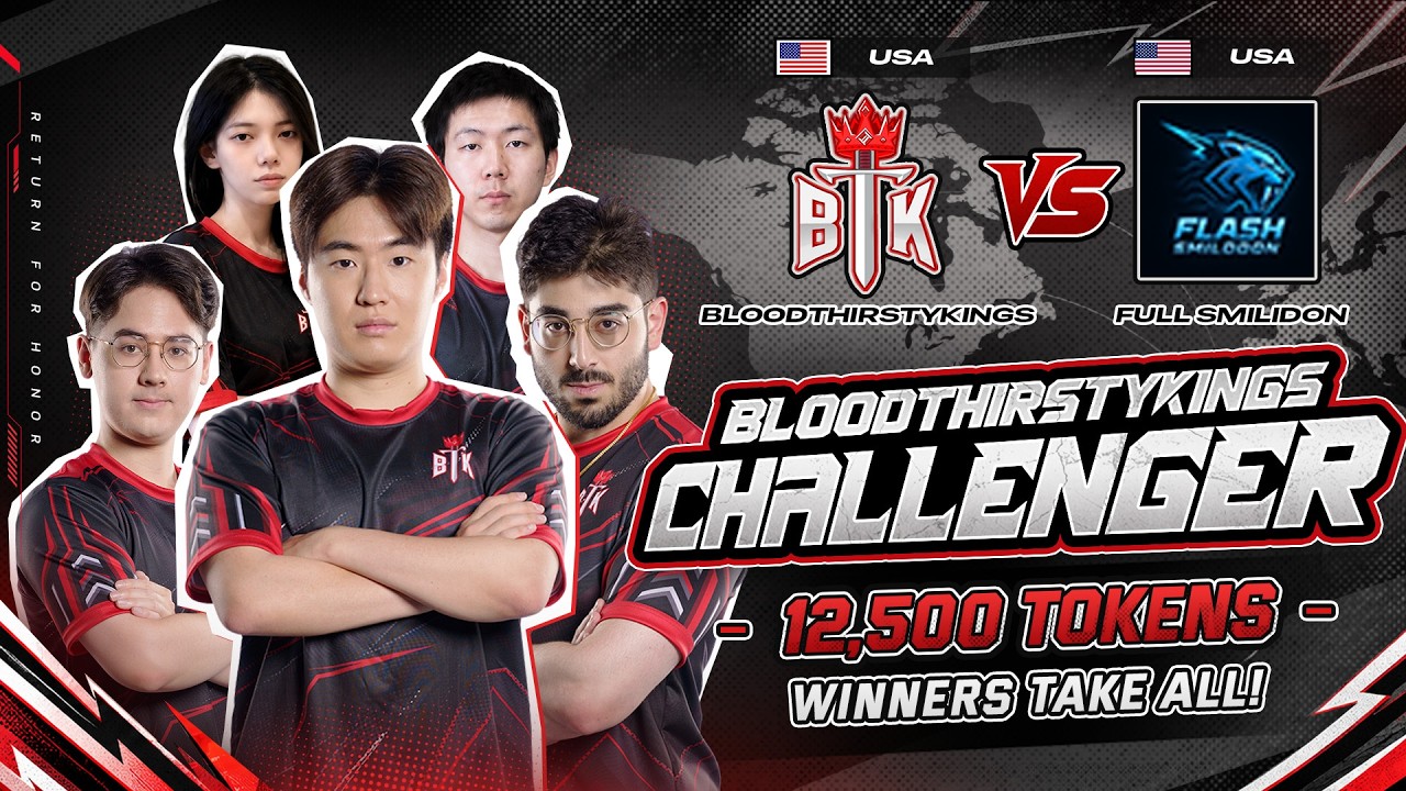 BTK vs Chinese Team BO5 Tourney | HOK background