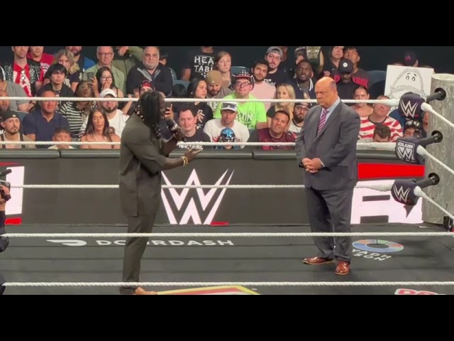 Oba Femi Sends A Message To Brock Lesnar | WWE Monday Night Raw July 6, 2026 background