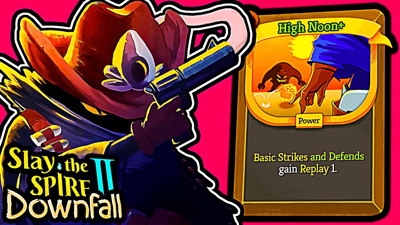 The Hermit Is INCREDIBLE In SLAY THE SPIRE 2 DOWNFALL background