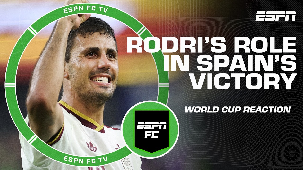 Steve Nicol says Rodri was a ‘REAL LEADER’ for Spain vs. France | ESPN FC background