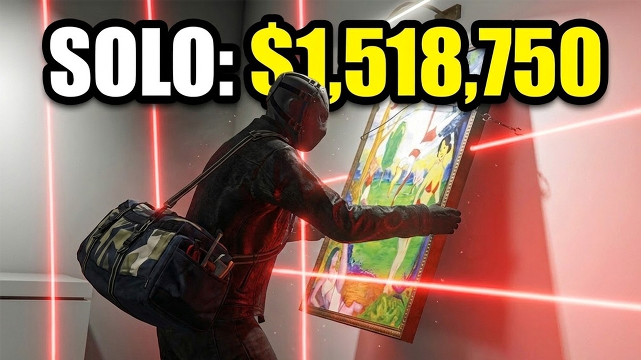 GTA Online - Kortz Center Heist FINALE (Solo Stealth...kinda) background