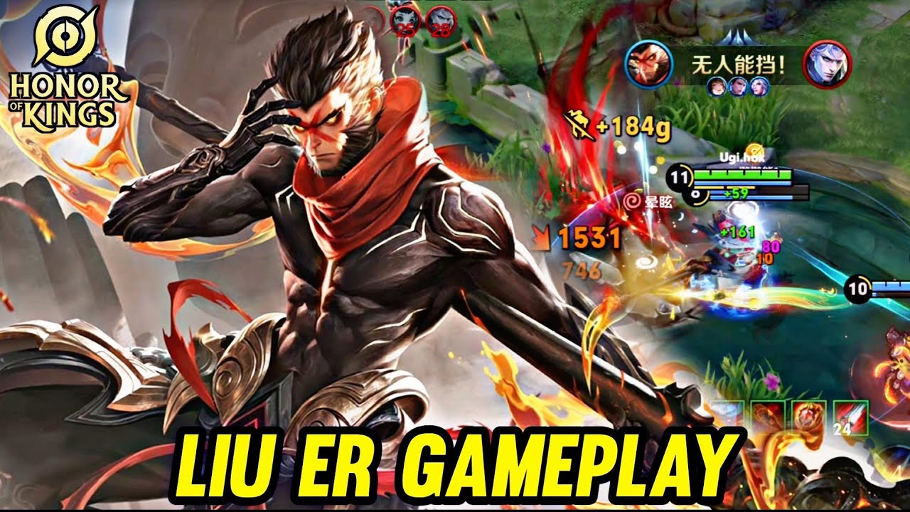HOK : LIU ER GAMEPLAY | IN JUNGLE - HONOR OF KINGS background