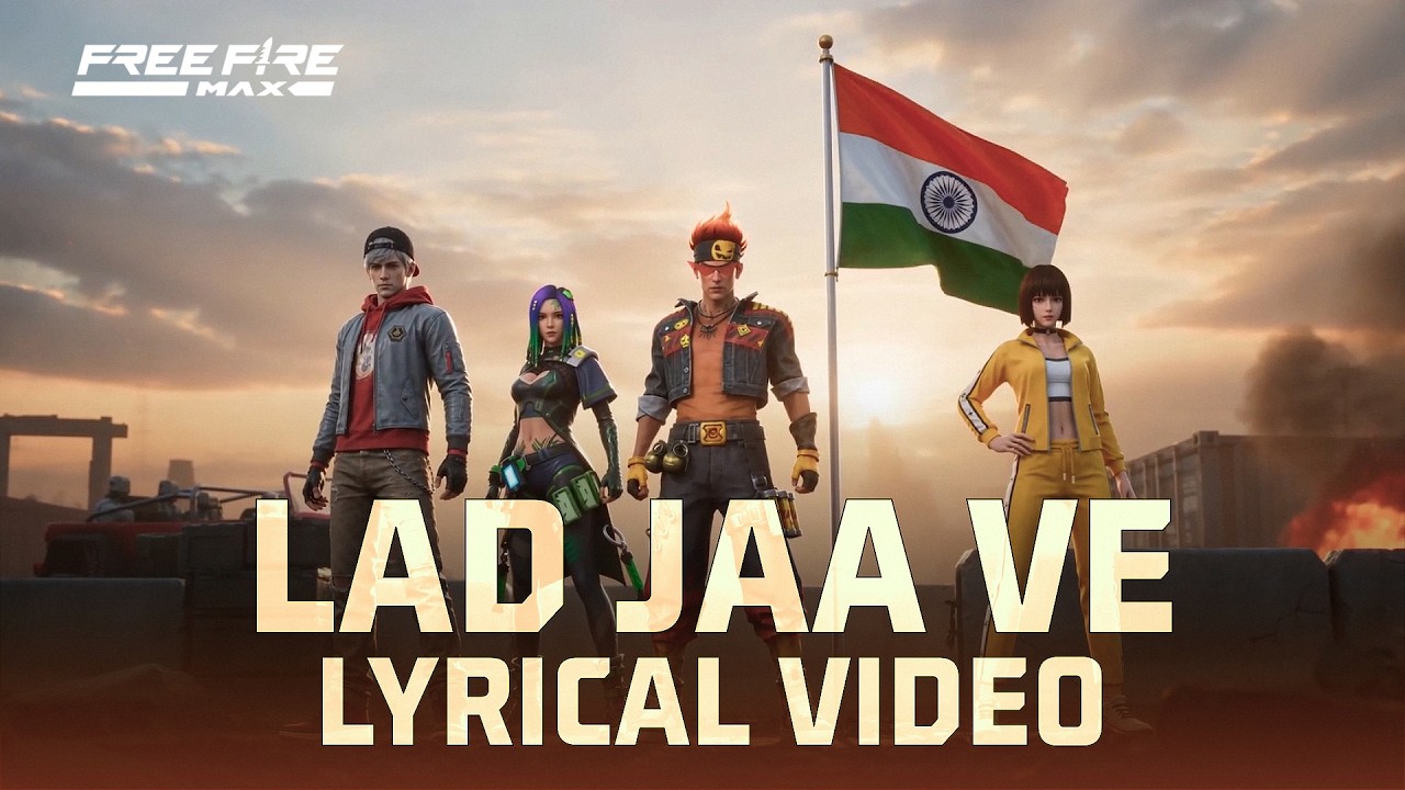 LAD JAA VE - LYRICAL VIDEO | FREE FIRE MAX EWC26 ANTHEM Ft. Akshay & IP, Kailash Kher background