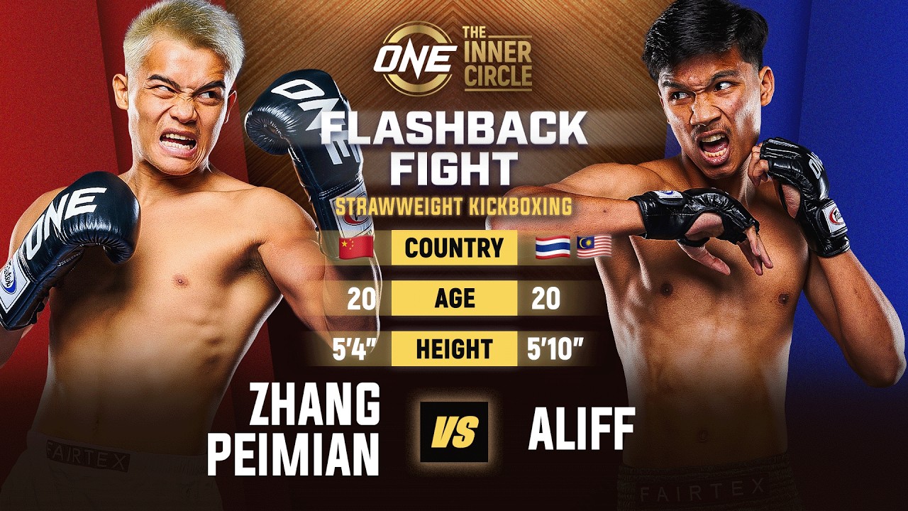 The FIRST Man To Defeat Aliff In ONE 🤯 Zhang Peimian vs. Aliff | Kickboxing Full Fight background