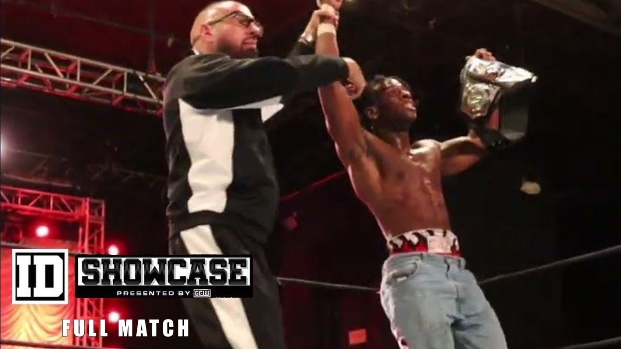Cappuccino Jones vs Jack Cartwheel | WWE ID Man's Championship Match | GCW ID Showcase 2025 background