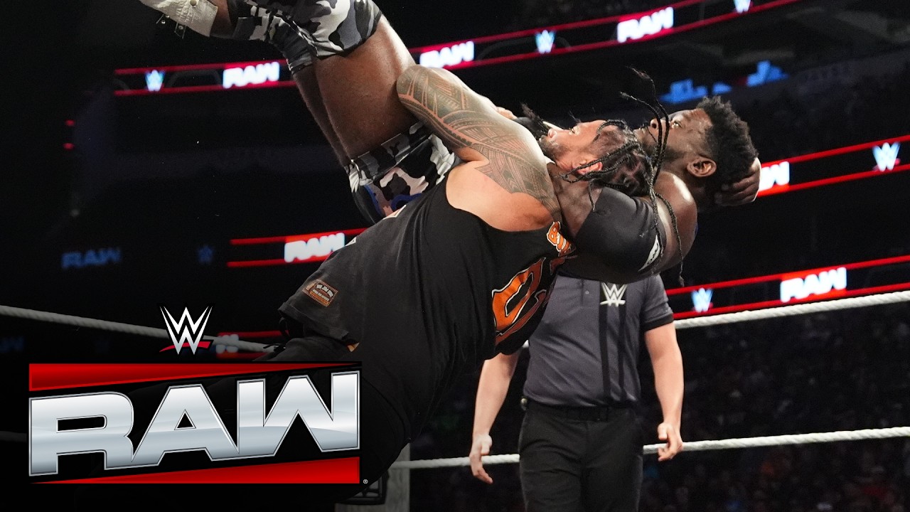 Royce Keys brawls with Jimmy Uso leading to impromptu match: Raw highlights, July 13, 2026 background