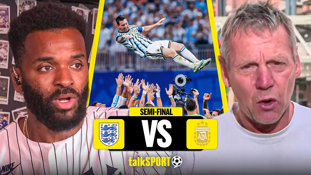 "DON'T BE IN AWE OF HIM!" Stuart Pearce DISSECTS how England BREAK DOWN Argentina! background