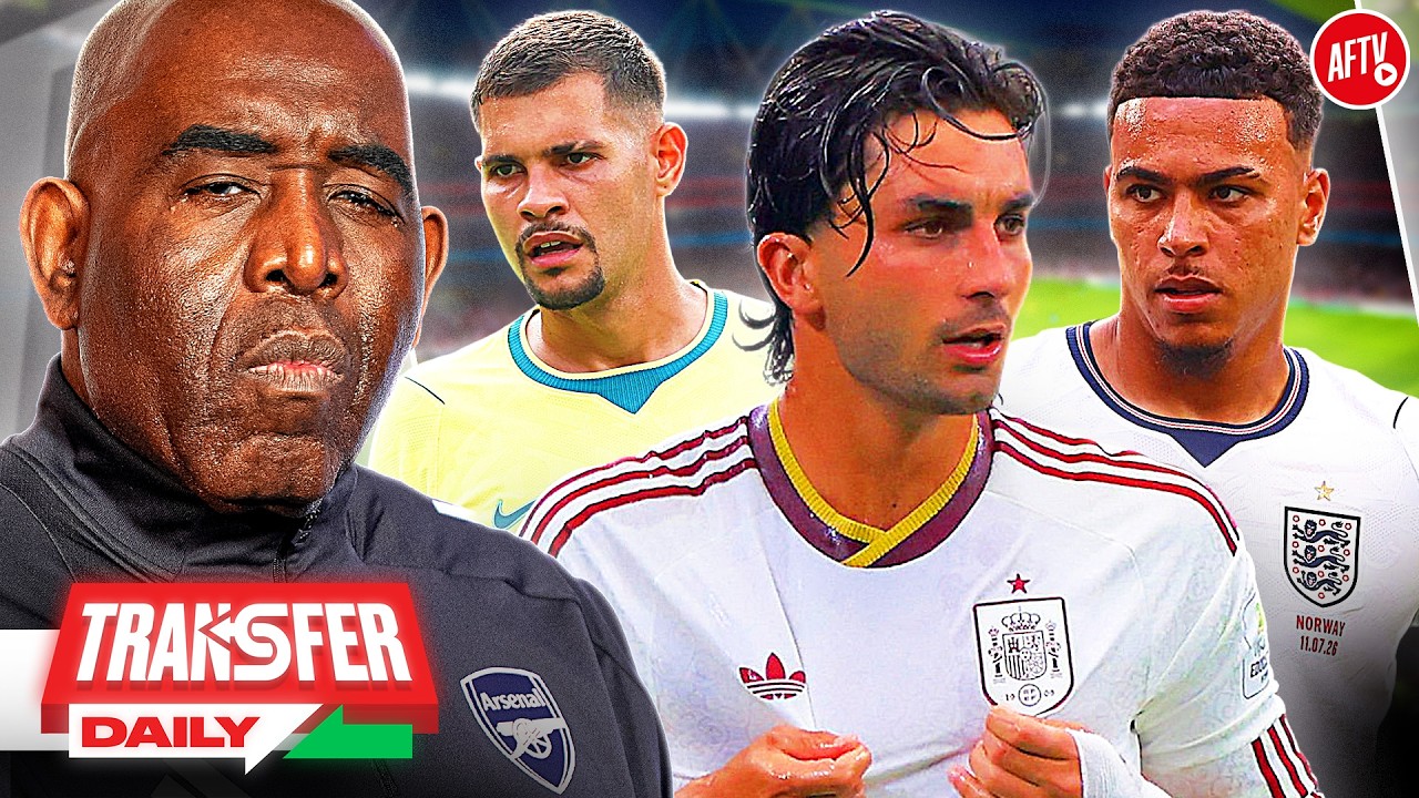 ๐จ Arsenal Eye Ferran Torres! Guimaraes Frustration & Man Utd Threaten Rogers Move! | Transfer Daily background
