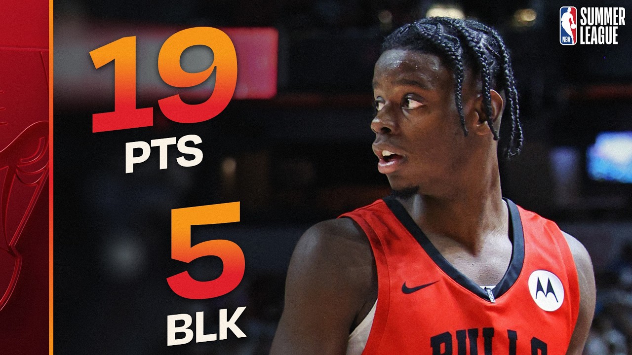 Caleb Wilson SHOWED OUT with 19 PTS & 5 BLKS vs Jazz | July 13, 2026 background