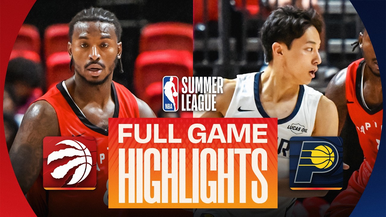 RAPTORS vs PACERS | LAS VEGAS SUMMER LEAGUE | FULL GAME HIGHLIGHTS | July 13, 2026 background