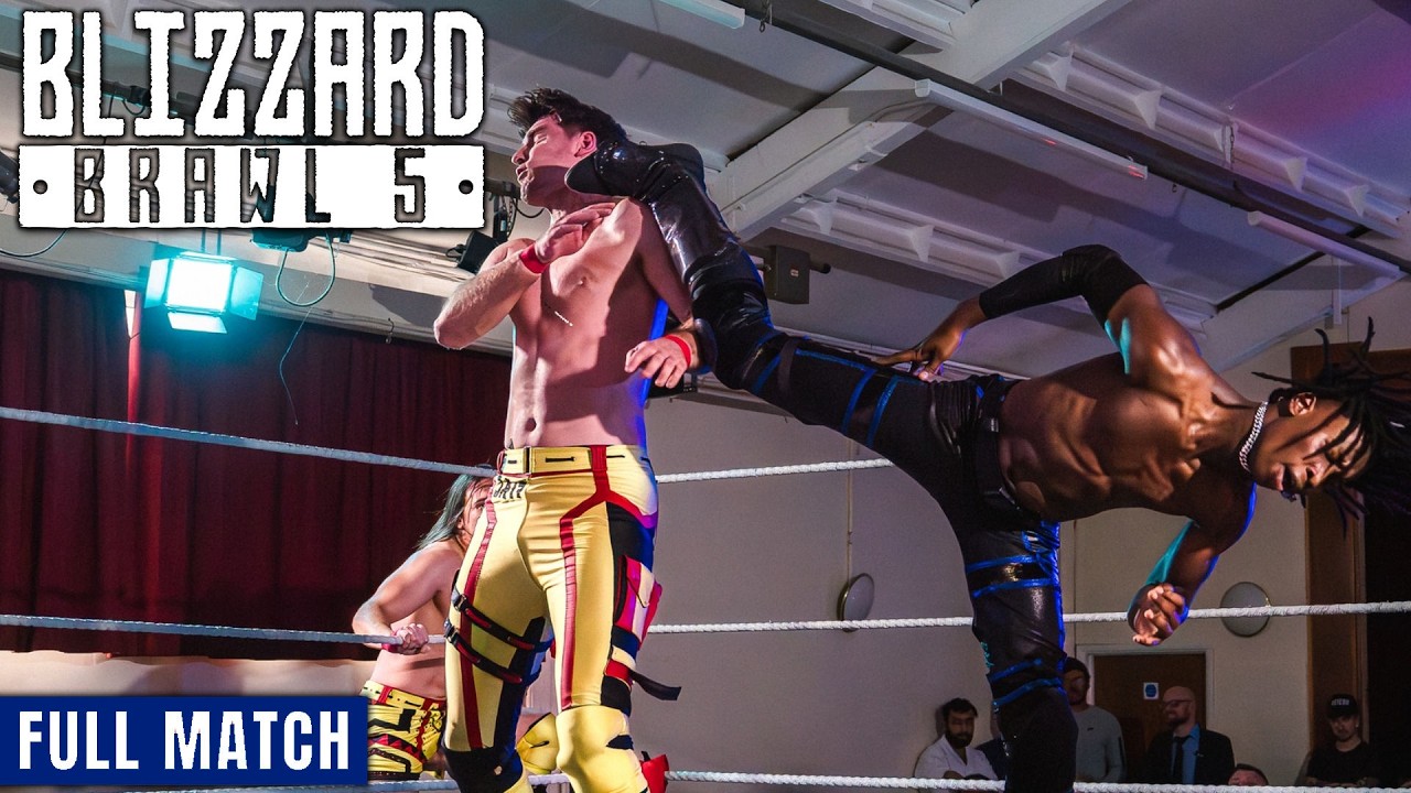 UKPW: FULL MATCH Jay Alexander & Delphine vs First Class Flyers background