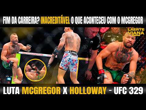 LUTA CONOR MCGREGOR X HOLLOWAY: A FATALIDADE QUE ESTRAGOU TUDO E PODE ENCERRAR A CARREIRA (UFC 329) background