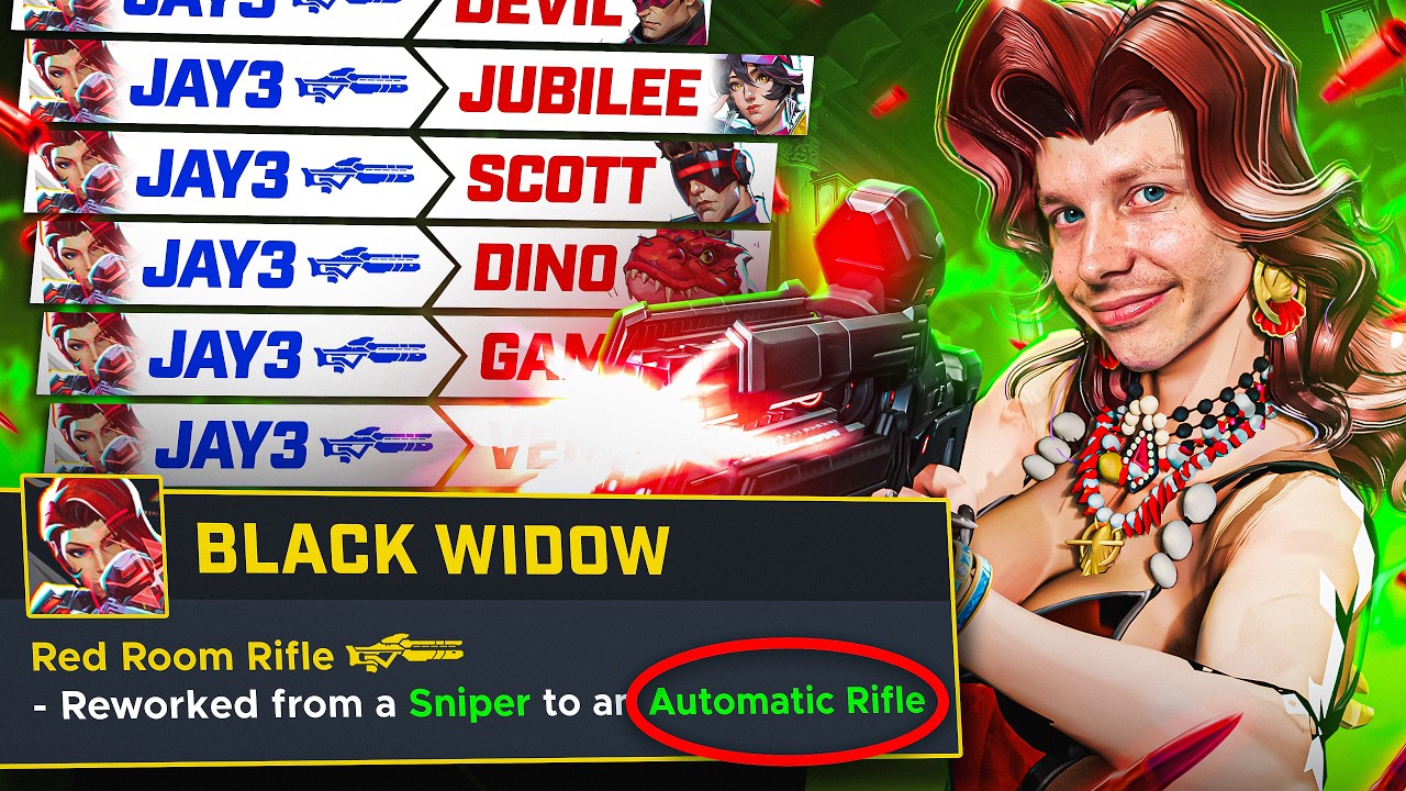 I'm A Black Widow Main Now in Marvel Rivals... background
