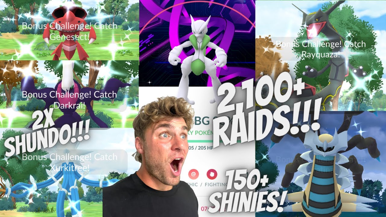 β¨π―2 SHUNDOS CAUGHT!!! Pokemon Go Fest GRIND And What You Get AFTER 2,100+ GO FEST RAIDS!!!π―β¨ background