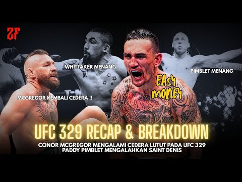 COME BACK BERAKHIR TRAGIS! Conor McGregor Tumbang karena Cedera dalam 69 Detik | UFC 329 Recap !! background