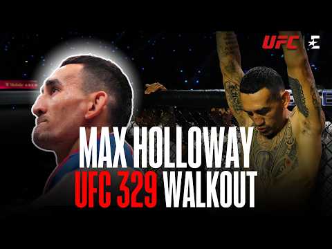 MAX HOLLOWAY FULL WALKOUT | UFC 329 | Main Event vs CONOR MCGREGOR background