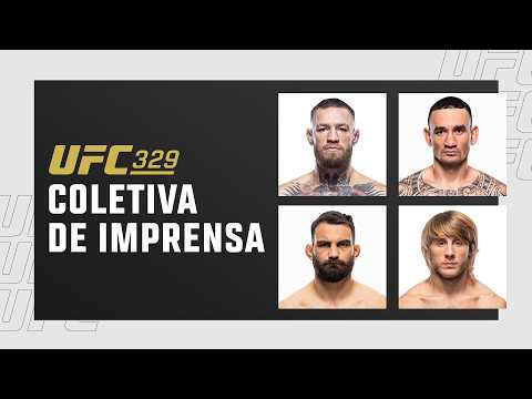 Coletiva de Imprensa | UFC 329: McGregor x Holloway 2 background