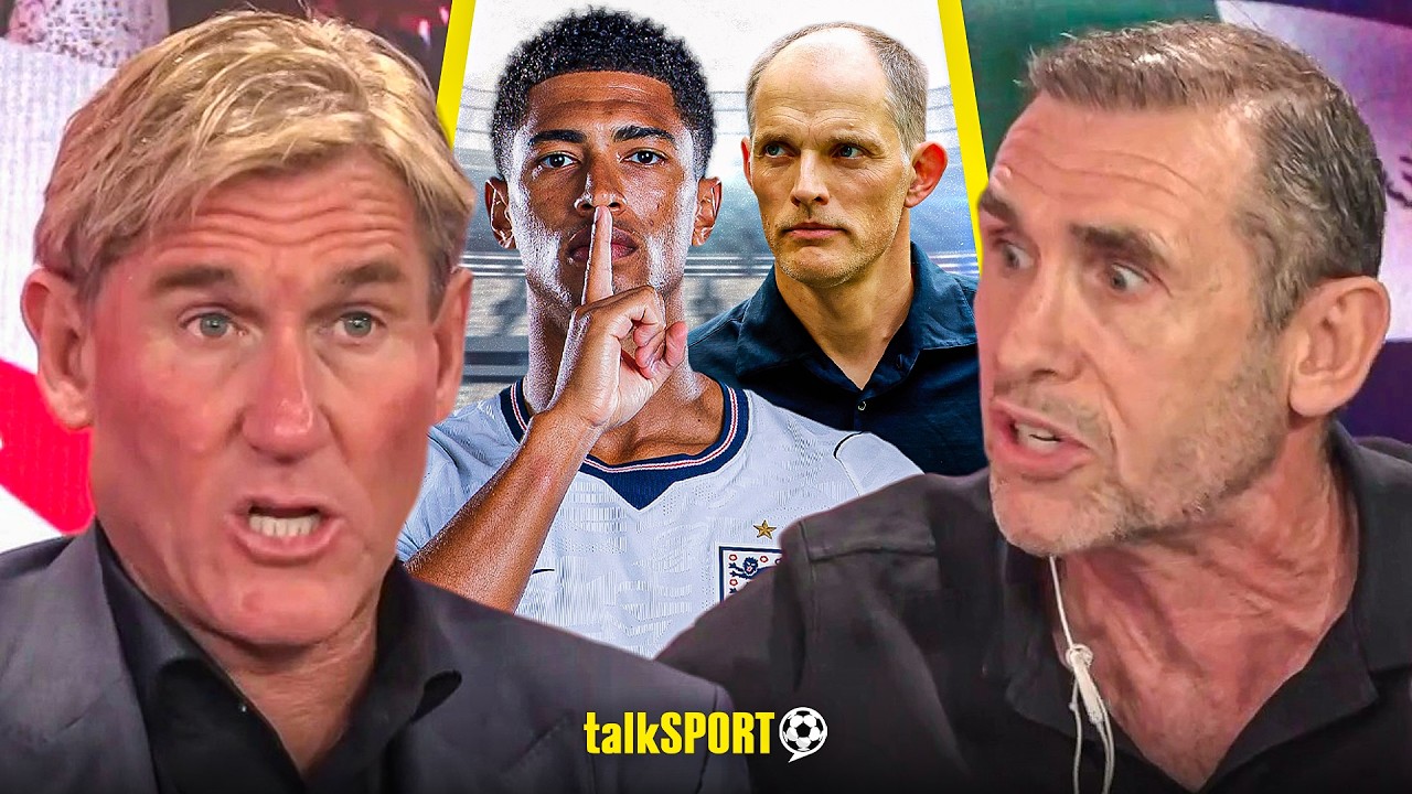 "LISTEN TO ME!" Martin Keown & Simon Jordan's LIVELY DISAGREEMENT over Jude Bellingham's INTERVIEW! background