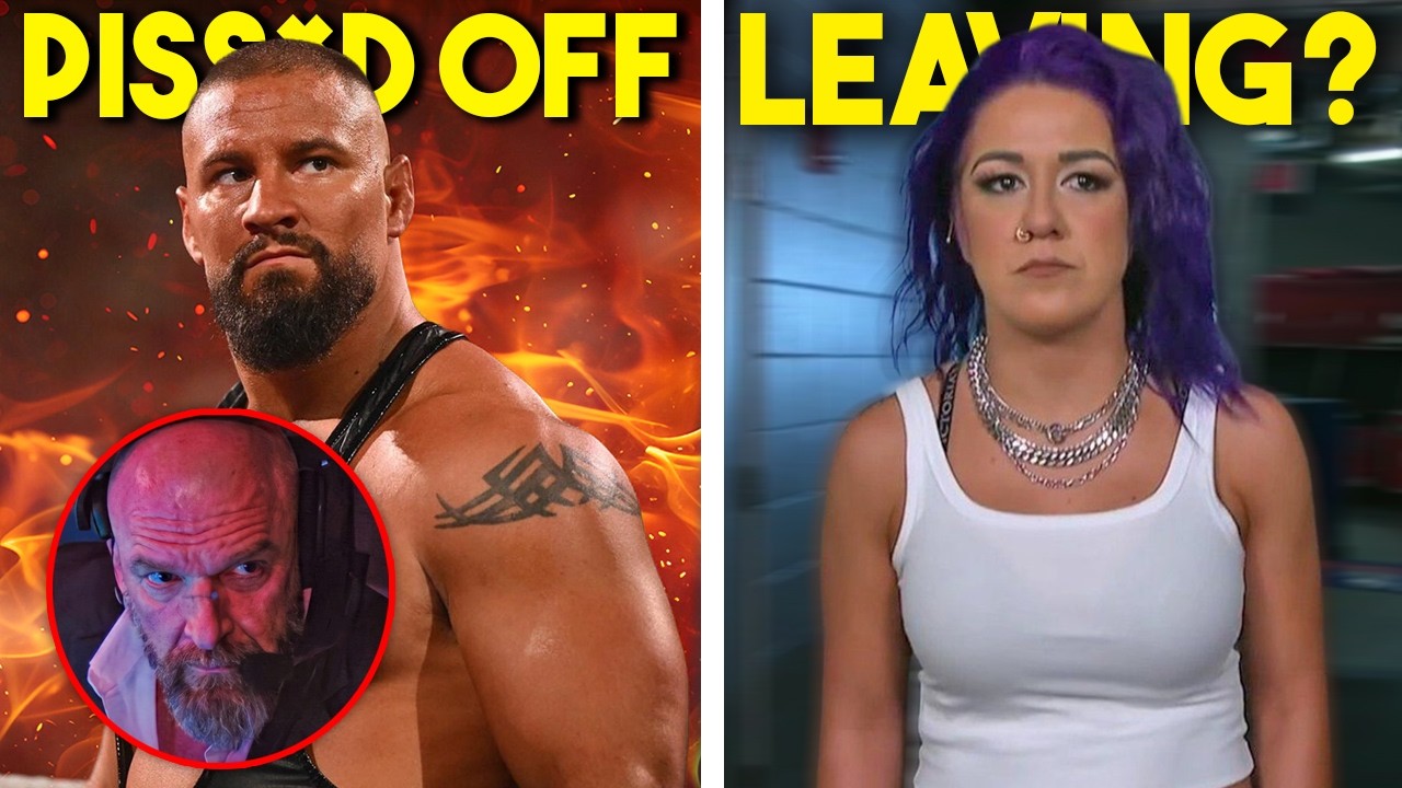 WWE STAR P*SSED OFF WITH BOOKING...EX WWE CHAMP RETIRES...WWE STAR LEAVING?...Wrestling News background