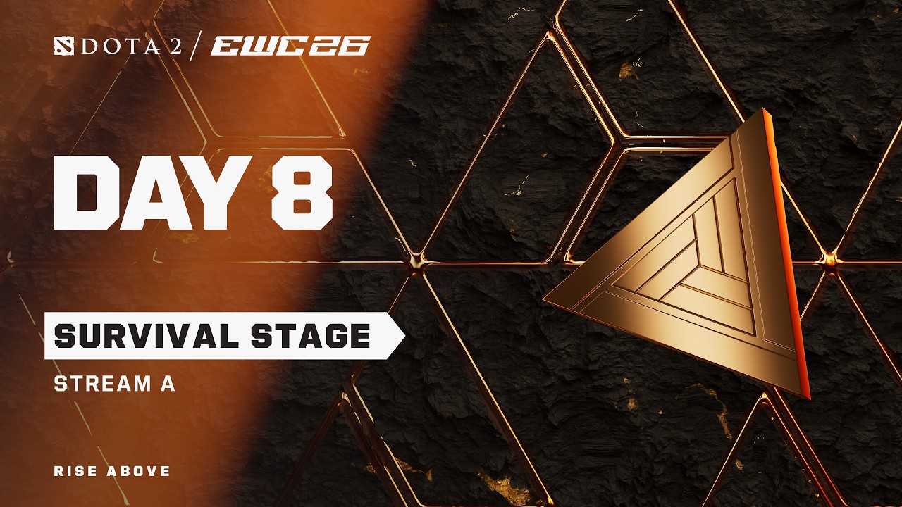 Dota 2 at EWC 26 - Day 8 - Survival Stage - Stream A - LIVE background